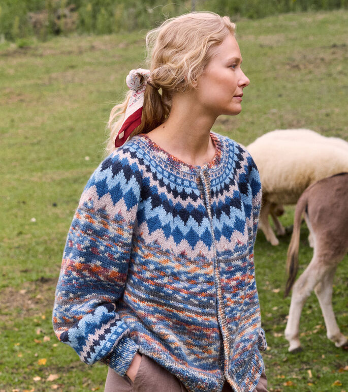 Lana Grossa JACKA Landlust Naturwolle & Landlust Naturwolle Print