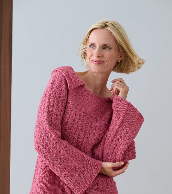 Lana Grossa PULLOVER Landlust Soft Tweed 180