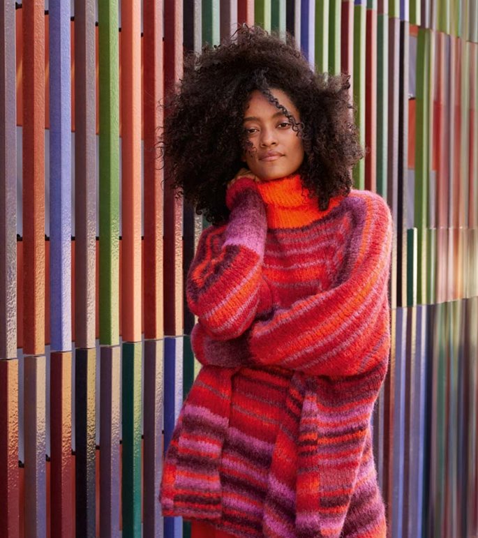 Lana Grossa PONCHOPULLOVER Gigante & Basta