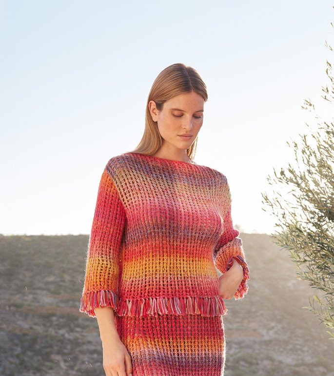 Lana Grossa PULLOVER Cotonella & Cottonhair