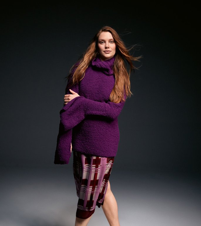 Lana Grossa PULLOVER MED TRUMPETÄRMAR Orsettini